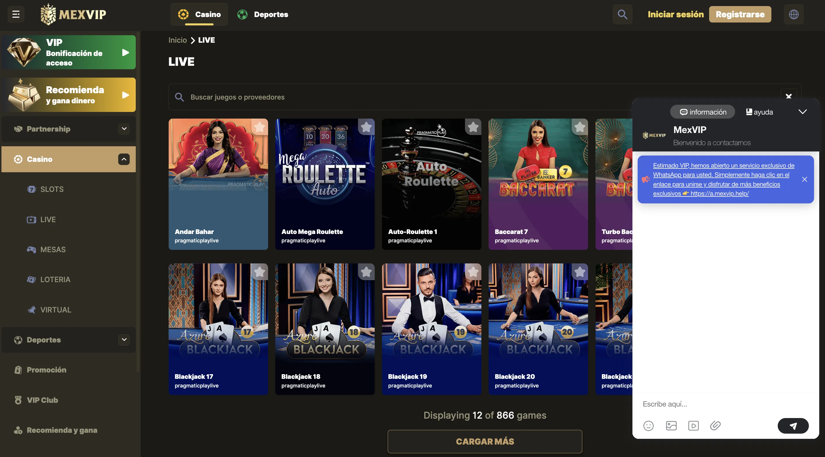 Instrucciones para realizar el MexVip descargar seguro