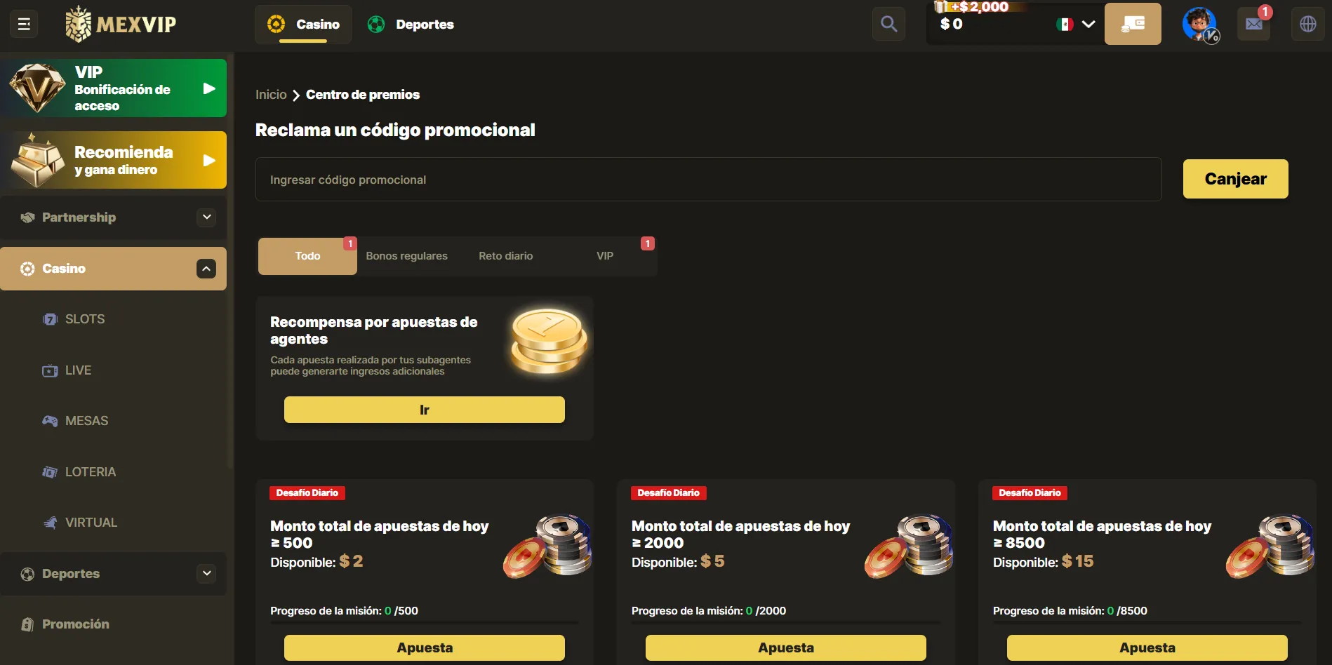 Mex Vip es confiable para los jugadores en línea